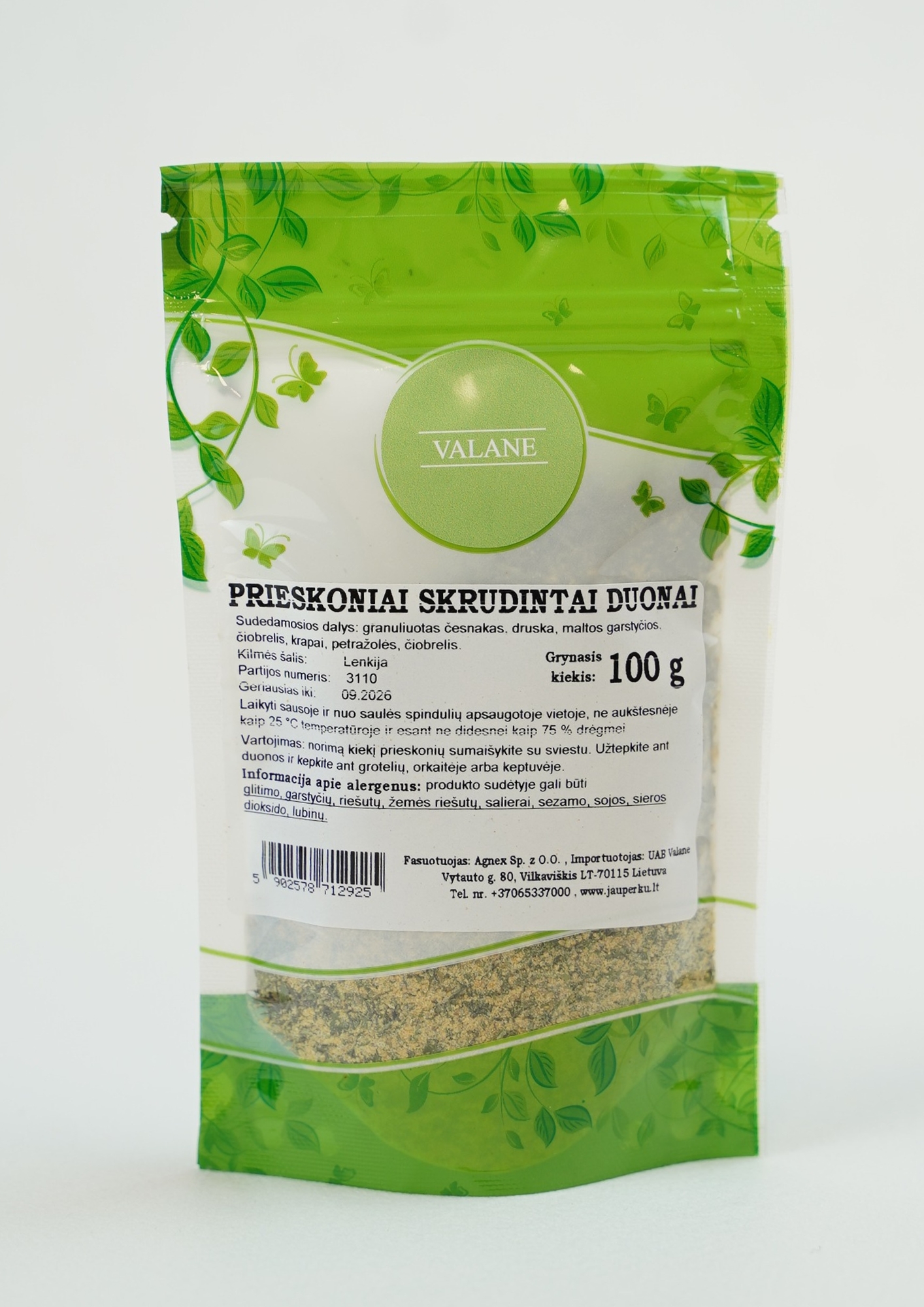 Prieskoniai skrudintai duonai 100g