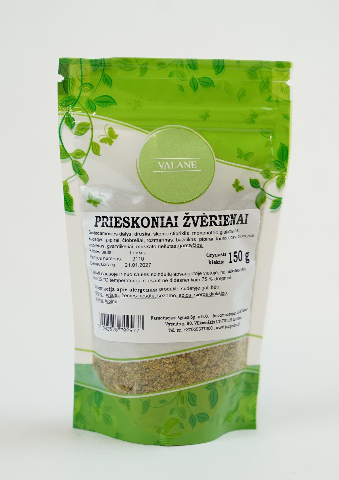 Prieskoniai žvėrienai 150g