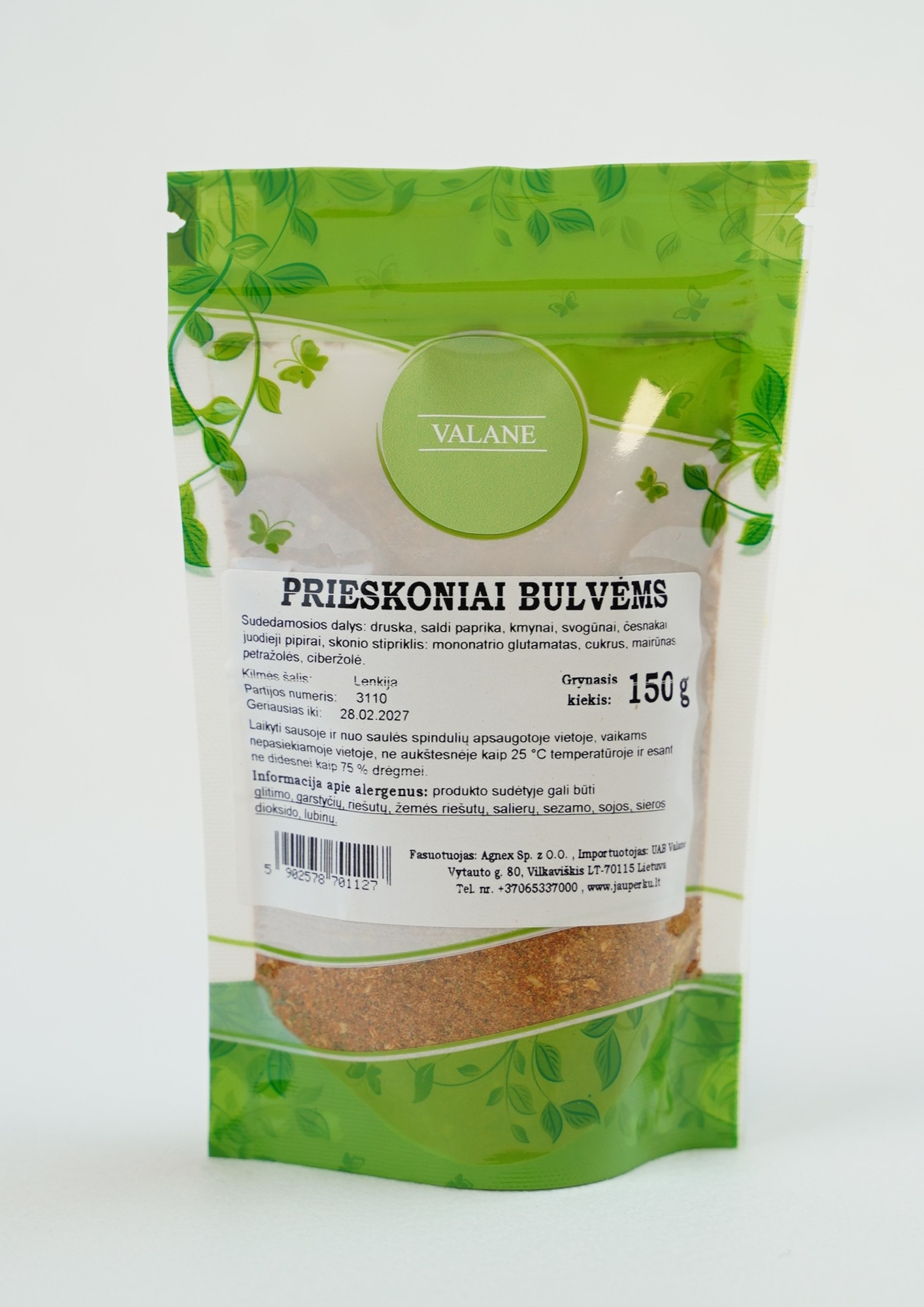 Prieskoniai bulvėms 150g