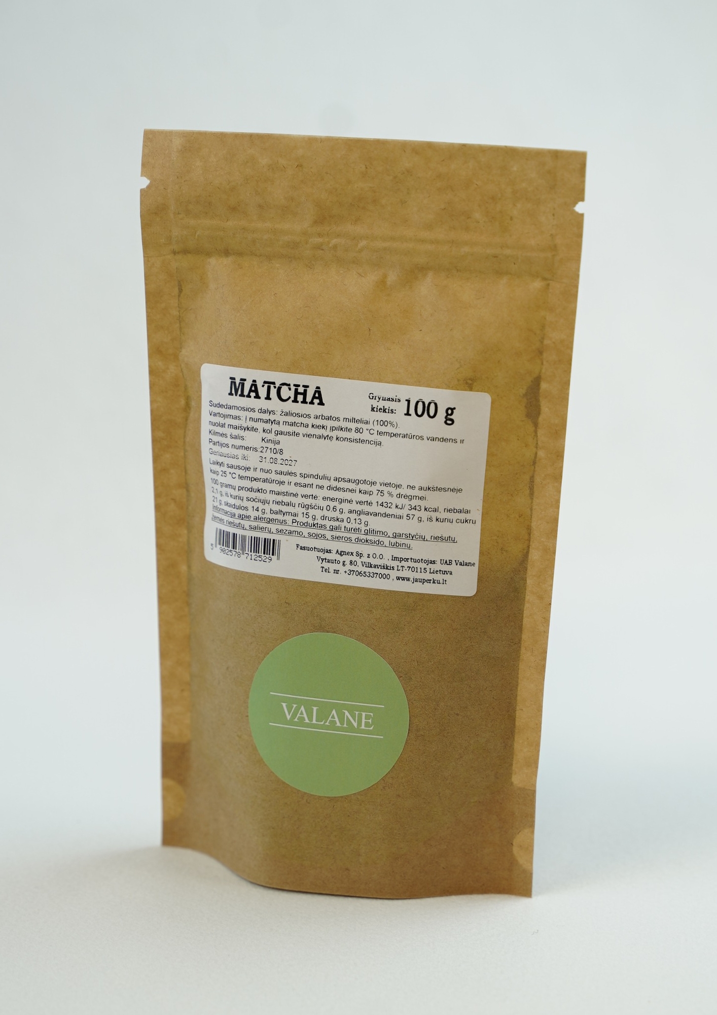 Žalioji arbata MATCHA 100g